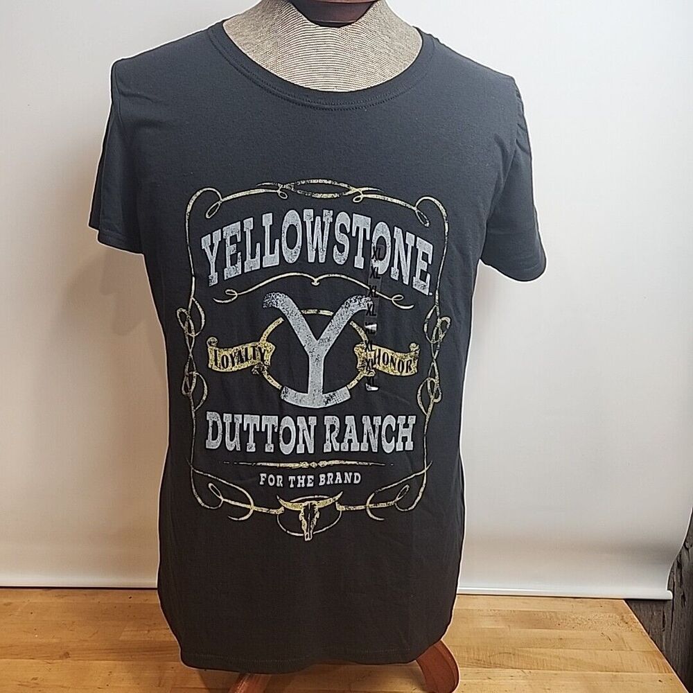Yellowstone Dutton Ranch T-Shirt Womens Sz XL Black - For The Brand